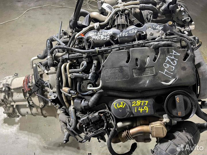 Двигатель Audi A4 CAH; 03L100036C; 03L100036CX; 03