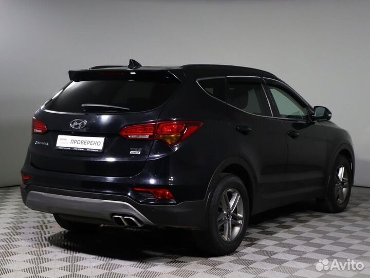 Hyundai Santa Fe 2.2 AT, 2017, 106 202 км