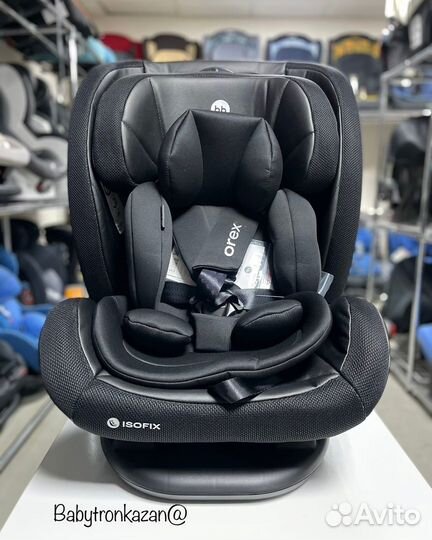 Автокресло Happy Baby Orex 0-36 кг черный