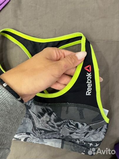 Спортивный топ бра reebok xs