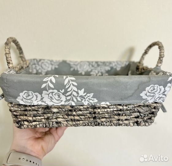 Корзина плетеная (органайзер для хранения)