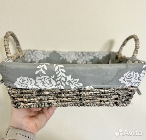 Корзина плетеная (органайзер для хранения)