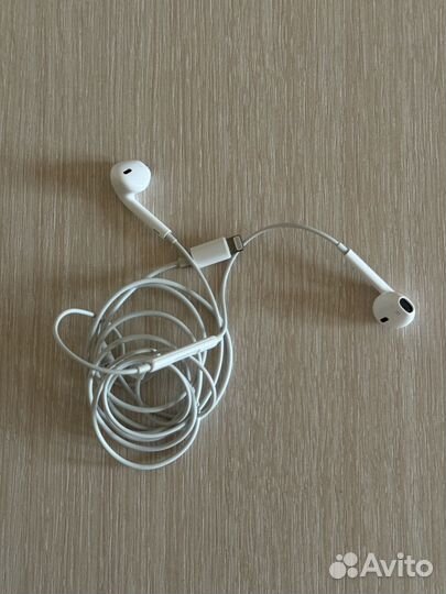 Наушники apple earpods lightning оригинал