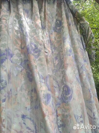 Шторы и тюль бу