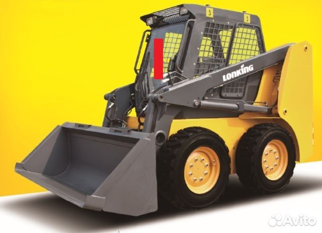 Стекло лобовое/дверн. на минипогрузчик Лонкинг 308