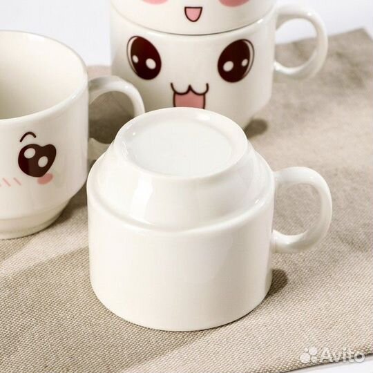 Набор кружек Милашка 160 мл 4 шт