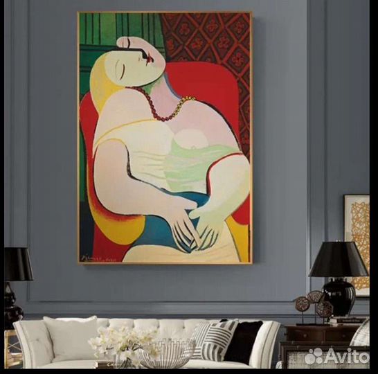 Картина маслом Девушка мечты Пикассо