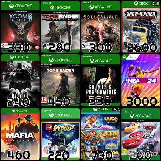 Игры на Xbox One & Xbox Series