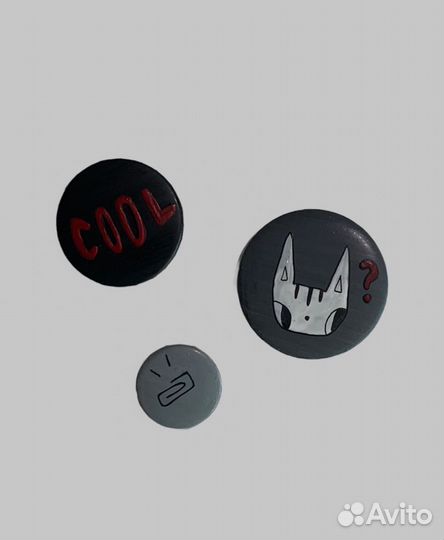 Набор значков moody