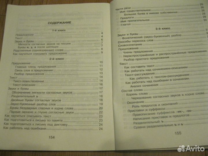 Справочник школьника по русскому языку 1-4 классы