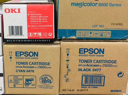 Картриджи Epson, Oki