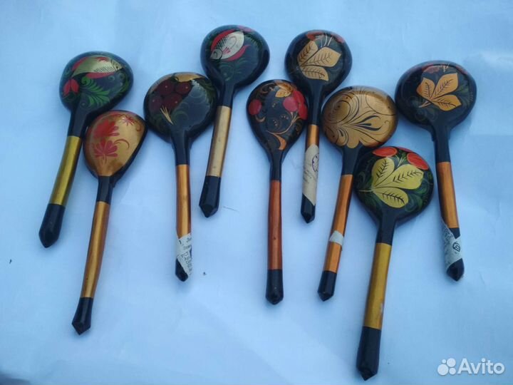 Ложки деревянные хохлома,новые