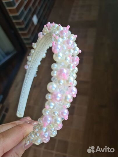 Ободок для волос ручной работы