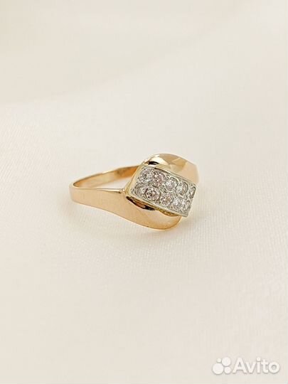 Золотое кольцо 18/ 2,14г/ 585