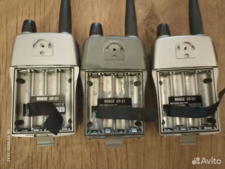 Рация Roger KP-21 (3 шт.)