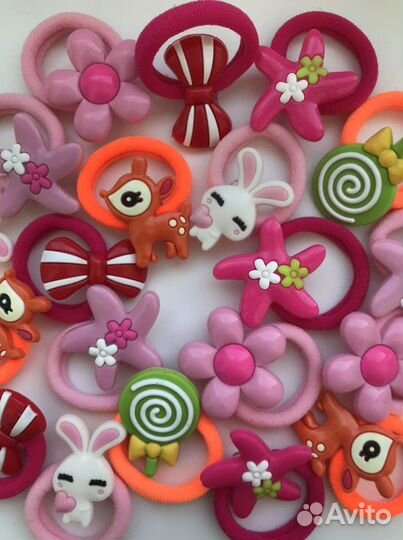 Резинки и заколки для волос детские