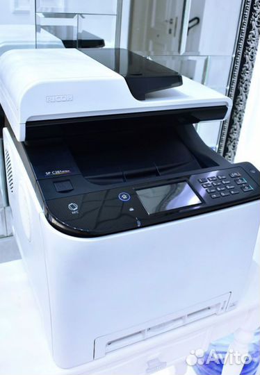 Принтер мфу лазерный ricoh sp c261sfnw