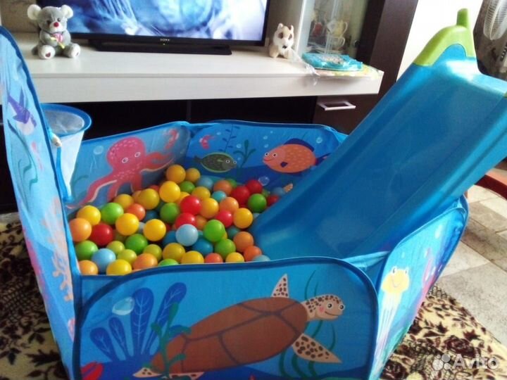 Детская горка пластиковая бу