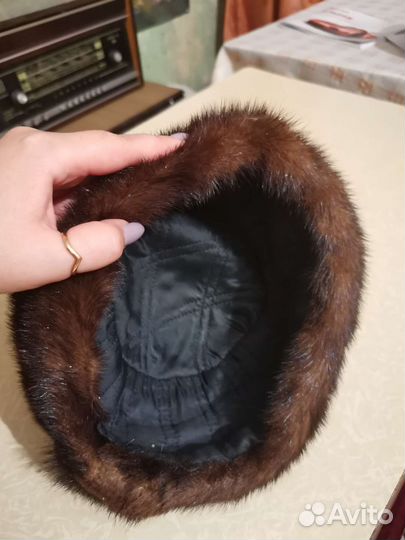 Шапка норковая женская