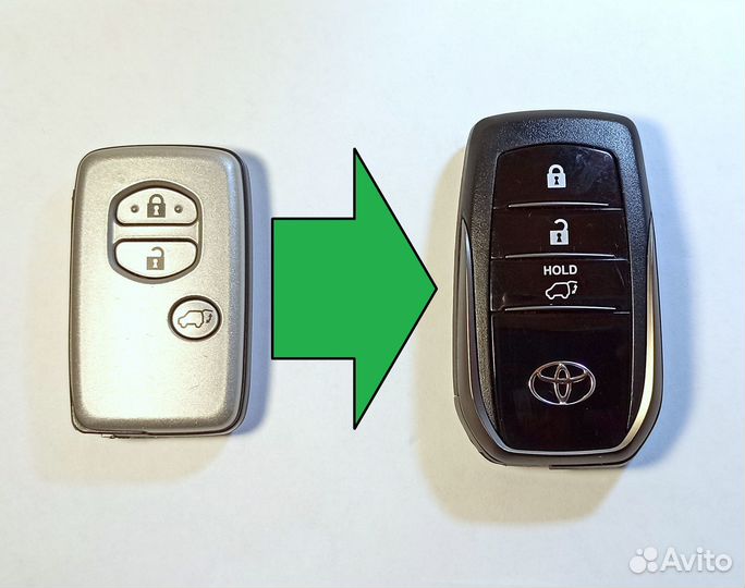 Ключ зажигания Toyota Land Cruiser 200 / Апгрейд