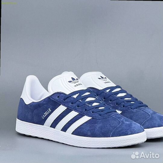 Кроссовки Adidas Gazelle Blue (Арт.81467)