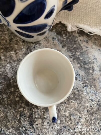 Чайник СССР гжель