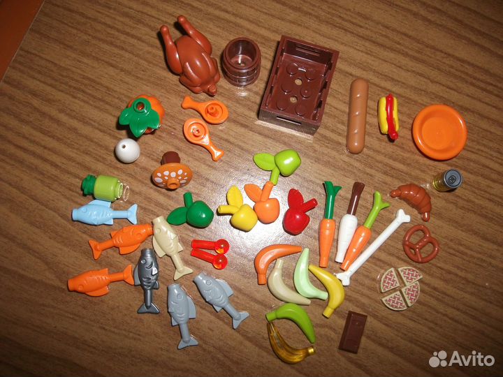 Lego еда поштучно, посуда, ящики 2