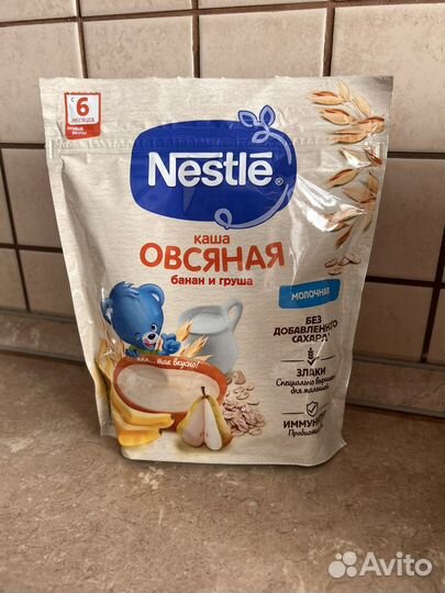 Каша нестле овсяная банан груша