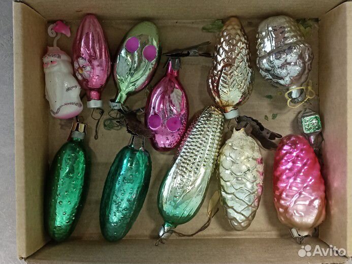 Редкие елочные игрушки СССР