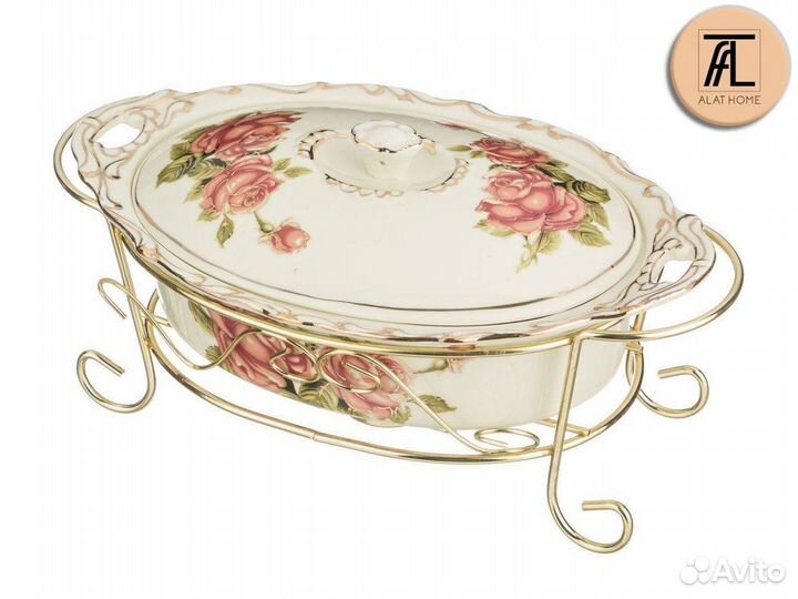 Mармит c крышкой 