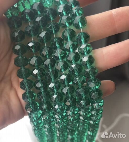 Хрустальные бусины 10 мм