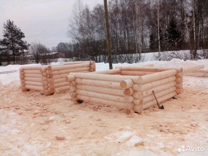 Срубы домов и бань