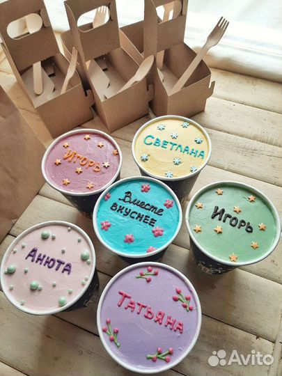 Торт в стакане 