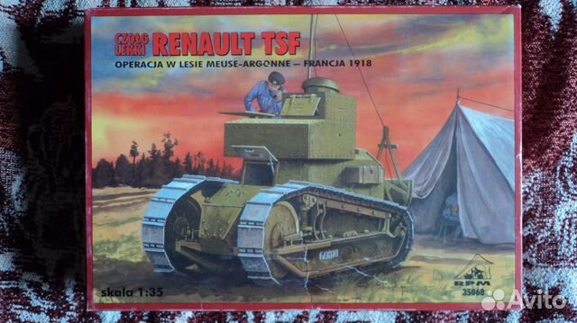 Сборная модель RPM 35068 Renault TSF Radio tank