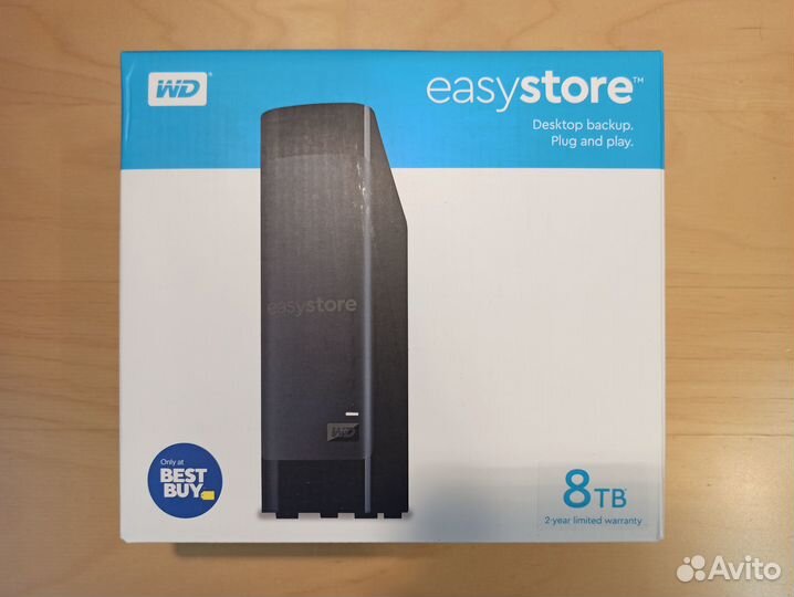 Новый внешний жесткий диск WD 8 Tb