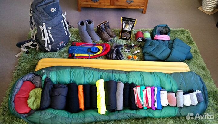 Спальник.Палатка.Пенка.Котелок.Рюкзак