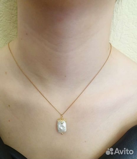 Комплект из натурального барочного жемчуга