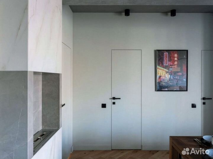 Скрытые межкомнатные двери под отделку