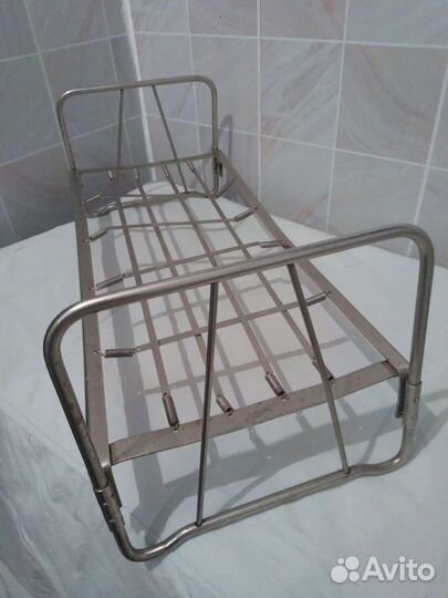 Кроватка игрушечная металлическая времен СССР