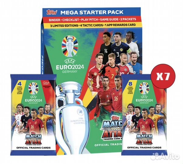 Topps Uefa Euro 2024 Чемпионат Европы