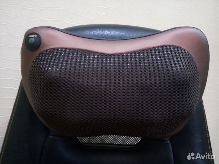 Массажная подушка Шея, Плечи, Спина (Дома + Авто)