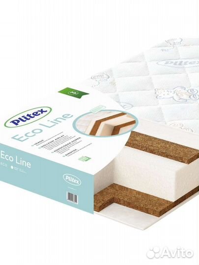 Матрац Plitex Eco Line 120*60см эко-16/1