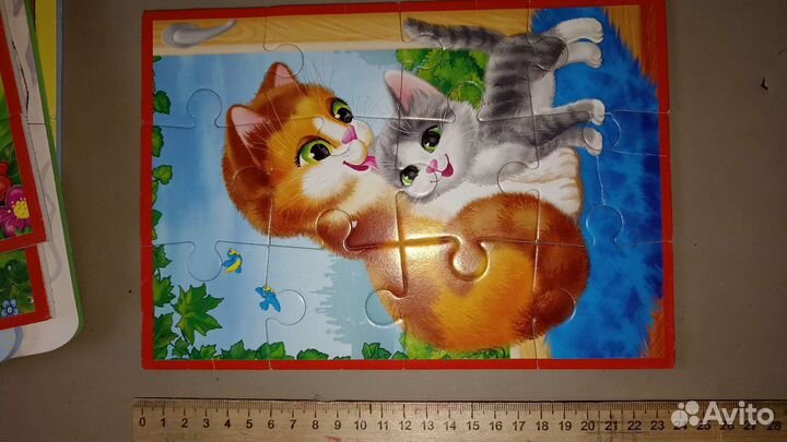 Мягкие толстые пазлы 12 элементов