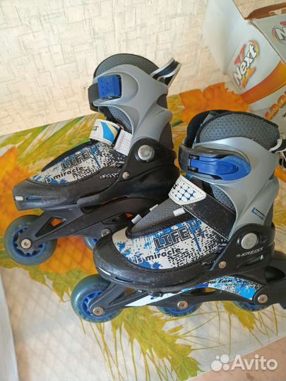 Роликовые коньки детские раздвижные