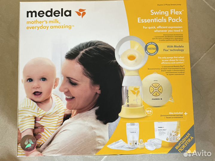 Молокоотсос medela электрический