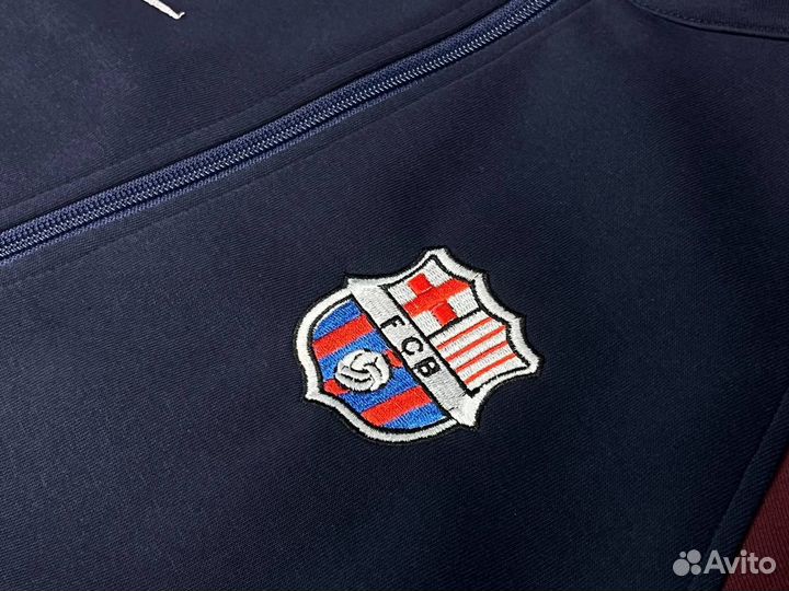 Зип худи Nike Barcelona футбольная