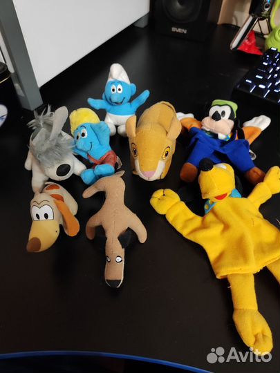 Мягкие игрушки из макдолнальдс