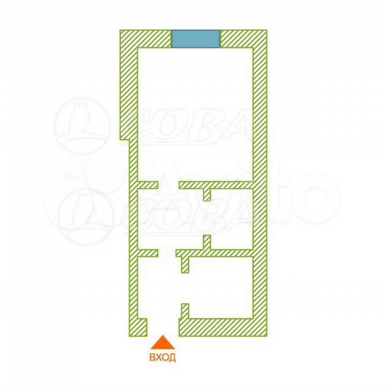 1-к. апартаменты, 34,5 м², 2/12 эт.
