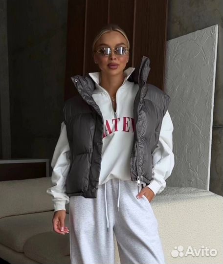 Жилетка женская оверсайз