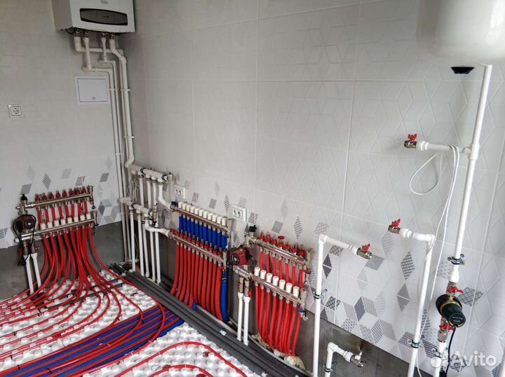 Монтаж Отопление Теплый пол Вода Канализация